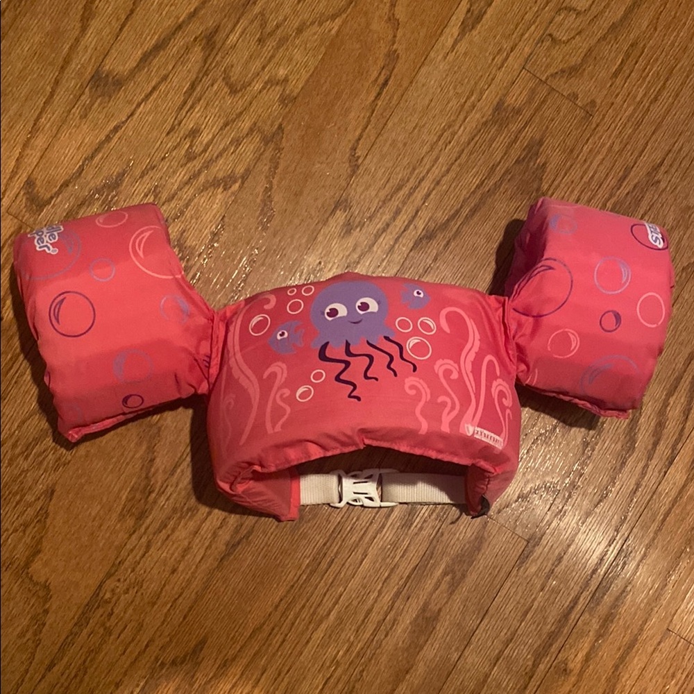 Kids' Pink Jellyfish Swim Vest